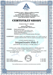 Certifik�t bezpe�nostnej triedy 0.