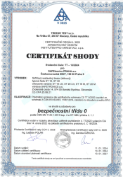 Certifikt bezpenostnej triedy 0.